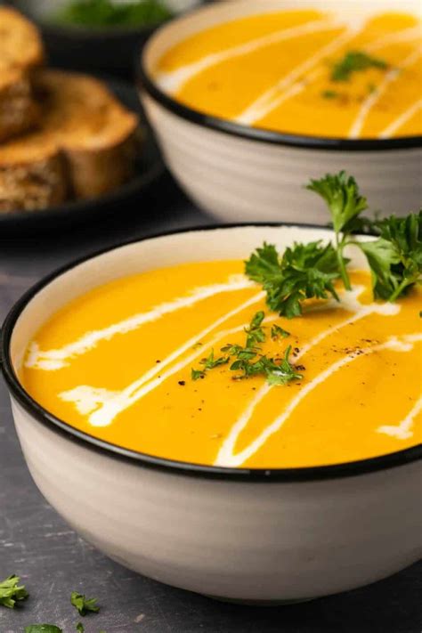 Creamy Carrot Soup Gimme That Flavor