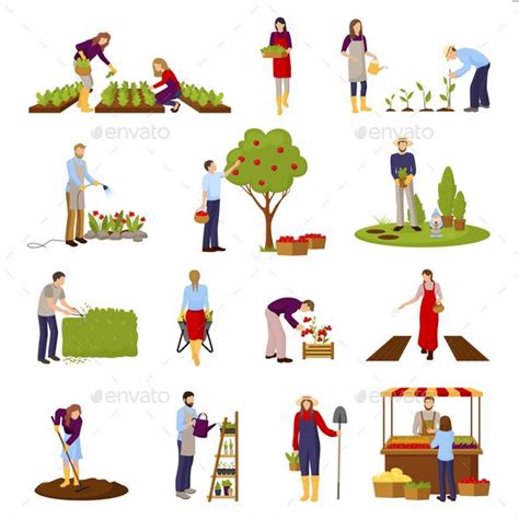 People Working In The Garden Gardening And Gardening Miscellaneous