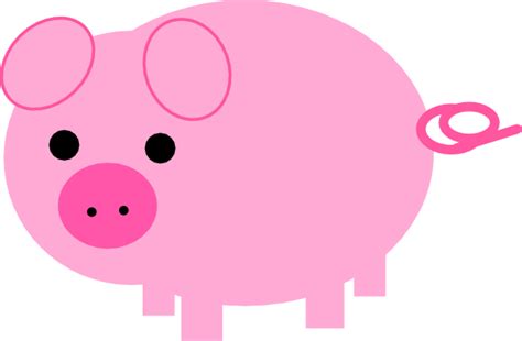 Pink Pig Clip Art At Vector Clip Art Online Royalty Free