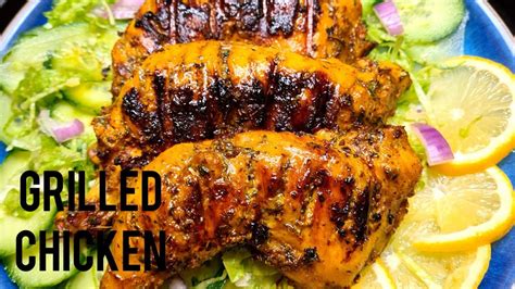 easy grilled chicken recipe 15 minutes youtube