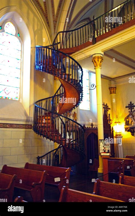 Spiral Staircase Made With No Nails Or Screws San Miguel Church Oldest