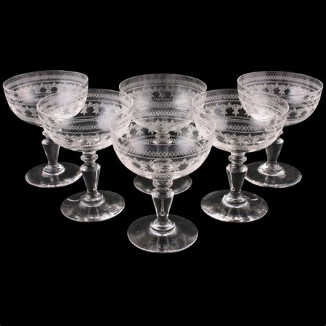 Antique Champagne Glasses French Champagne Glasses French Champagne