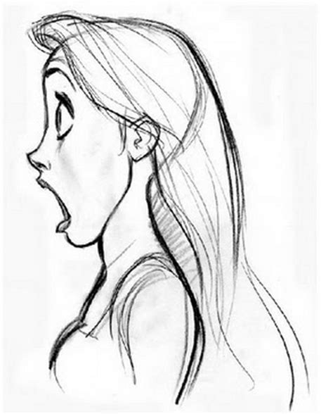 Side Face Drawing Cartoon Easy Drawing Ideas