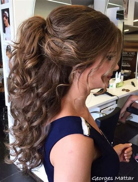 40 Easy And Chic Half Ponytails For Straight Wavy And Curly Hair