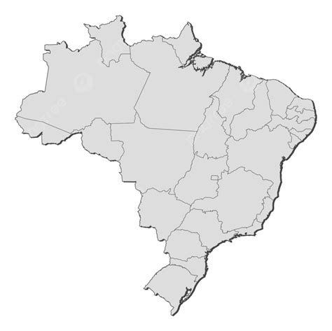 브라질 지도 여러 국가가 있는 브라질 정치 지도 사진 배경 및 무료 다운로드를위한 그림 Pngtree