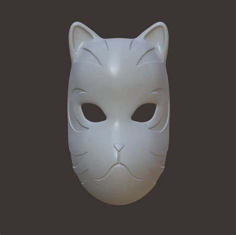 Obj File Yamato Anbu Mask・3d Printing Idea To Download・cults