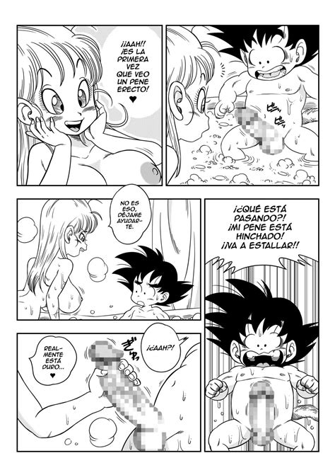 YamamotoDoujin Bulma X Goku Episode 1 Sexo en el baño Comic