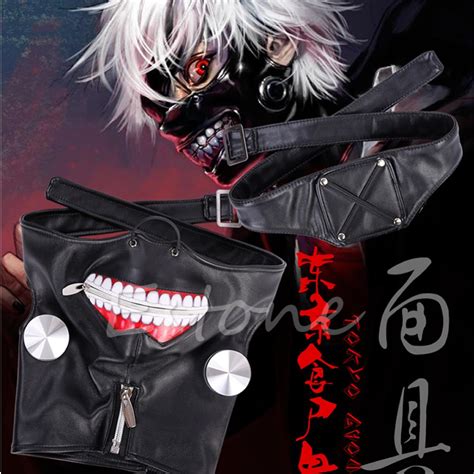 Share the best gifs now >>>. Cartoon Cosplay Masks Tokyo Ghoul Kaneki Ken Adjustable ...