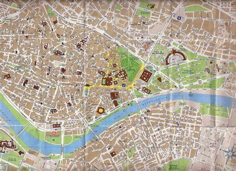 Seville City Map Full Size Ex