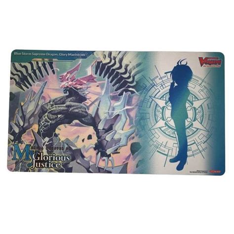 Cardfight Vanguard Play Mat My Glorious Justice V Eb08 Blue Storm