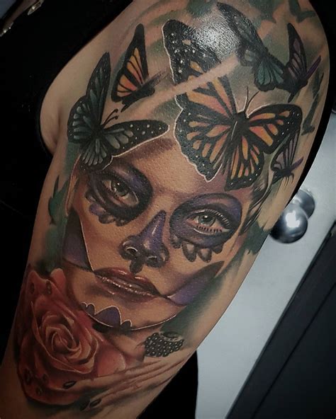 90 Best Day Of The Dead Tattoos Designs And Meanings 2019