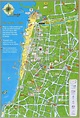 Tel Aviv tourist map - Tel Aviv attractions map (Israel)