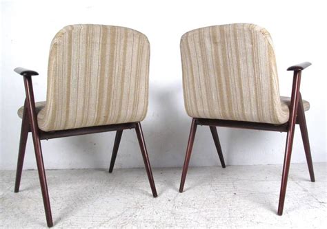 Unique Set Of Carlo De Carli Style Mid Century Dining Chairs For Sale