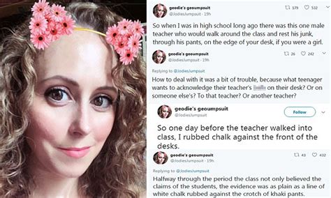 Twitter User Says How She Exposed Teachers Creepy Habit Daily Mail Online