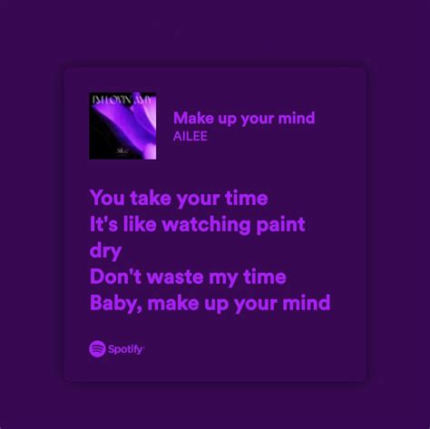 Ailee Make Up Your Mind Song Spotify Purple Aesthetic Song Recs Recommendation Kpop Spotify