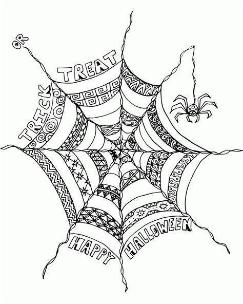 Adult Coloring Pages Halloween Coloring Home