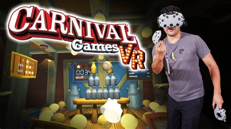 Playing Carnival Games In Virtual Reality Carnival Games Vr Youtube
