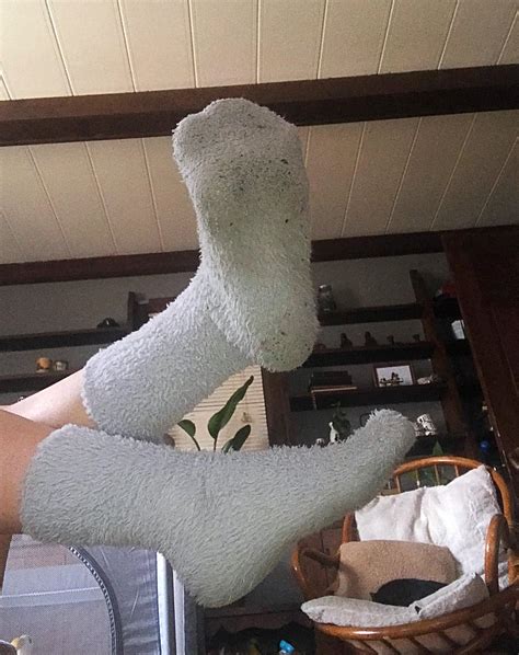 selling my well worn fuzzy socks guaranteed moist and sweaty 40 includes shipping and