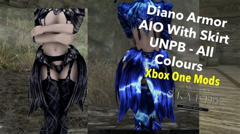 Diano Armor AIO With Skirt UNPB All Colours Skyrim SE Xbox One PC