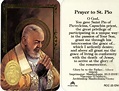 Prayer to Padre Pio, Holy Card with Embossed Medal - St. Jude Shop, Inc.