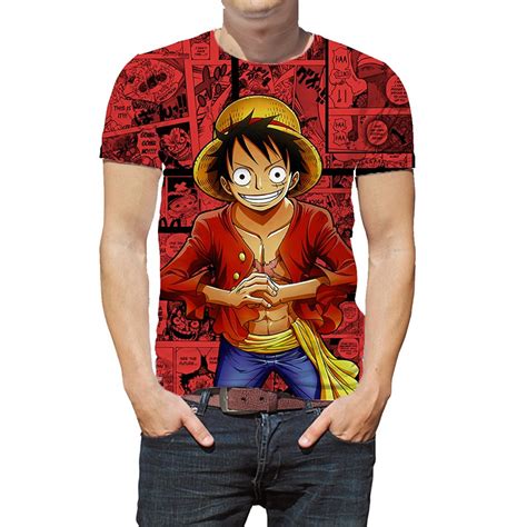 Camisa Camiseta De Animes One Piece Luffy Ubicaciondepersonascdmxgobmx