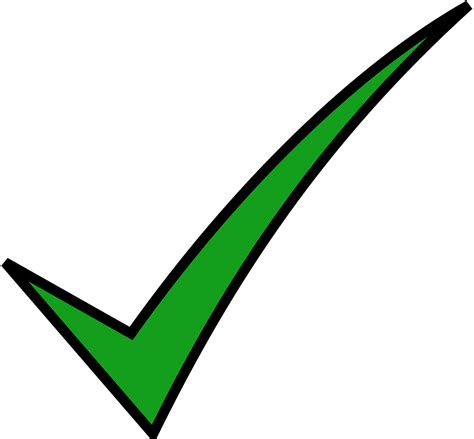 Green Tick Vector No Background PNG All PNG All