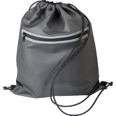 433380 Polyester 600d Waterproof Drawstring Backpack Impression