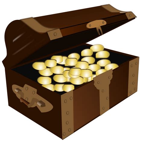 Filetreasure Chest With Gold Coinssvg Wikimedia Commons