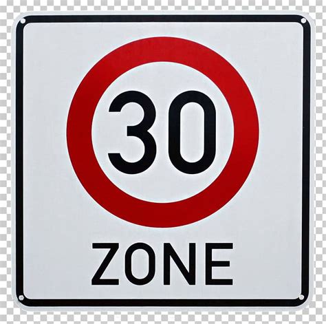 30 Kmh Zone Traffic Sign Speed Limit Speed Sign Stock Photography Png