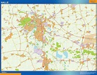 Stadtplan Halle wandkarte bei Netmaps Karten Deutschland