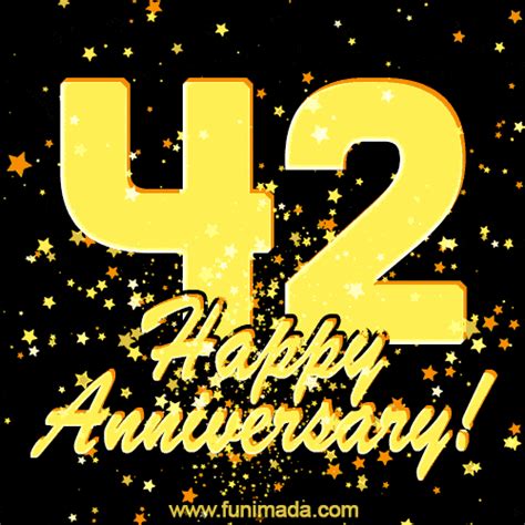 Happy Anniversary 42nd Anniversary  Image