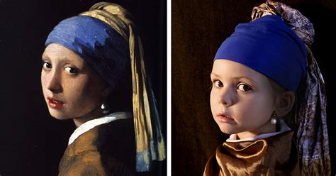 We Recreated Famous Paintings With Our Kids And Friends Bored Panda