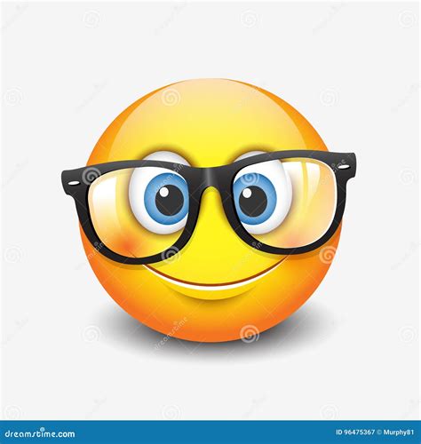 Smiling Emoji Orange Cartoon Vector 87320653