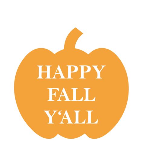 Happy Fall Pumpkin Svg