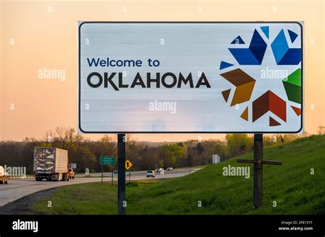 Welcome To Oklahoma Sign Usa Hi Res Stock Photography And Images Alamy