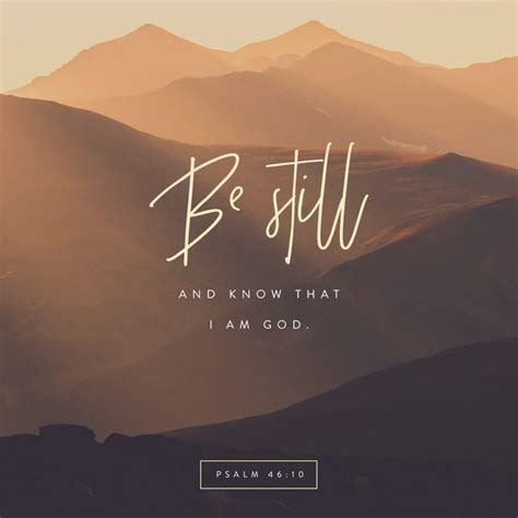 Psalms KJV Be Still And Know That I Am God I Will Be Exalted