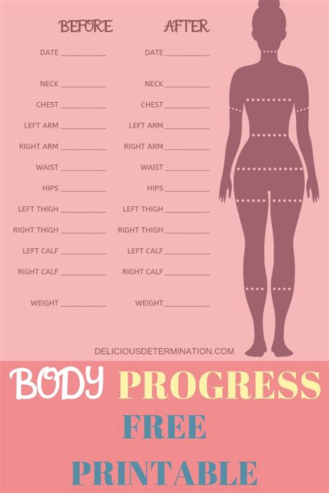 Printable Body Measurement Chart