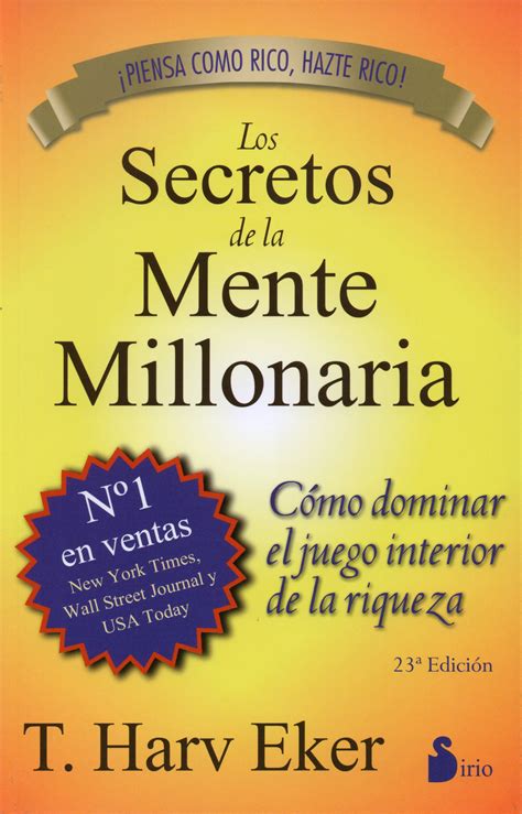 Los Secretos De La Mente Millonaria 38 Ed Eker Harv Libro En Papel