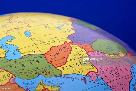 Global Map Iran Stock Photo Getty Images