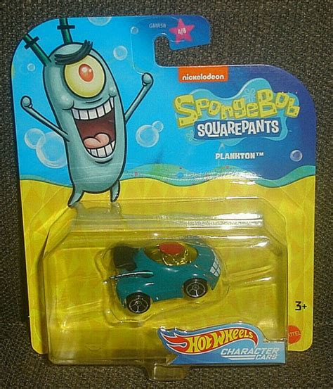 Hot Wheels 2020 Spongebob Squarepants Plankton Character Cars Mattel