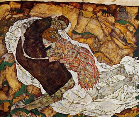 Death And The Maiden 1915 Egon Schiele