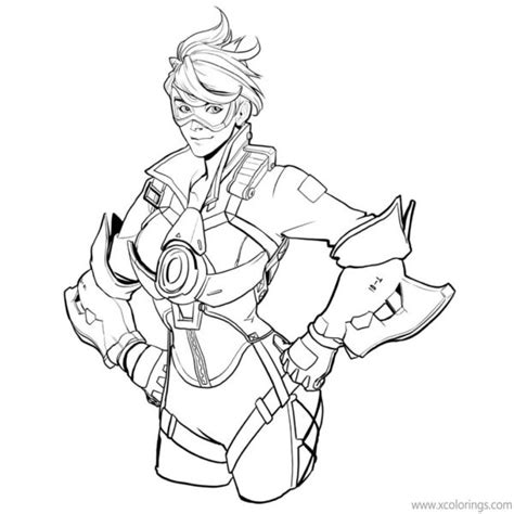 Overwatch Coloring Pages Hero Reinhardt XColorings Com