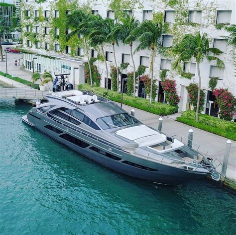 The pershing 9x stems from the partnership between yacht designer fulvio de simoni, under the guidance of piero ferrari, and the group's engineering department. The Pershing 9X, picture perfect in Miami. (Courtesy of ...