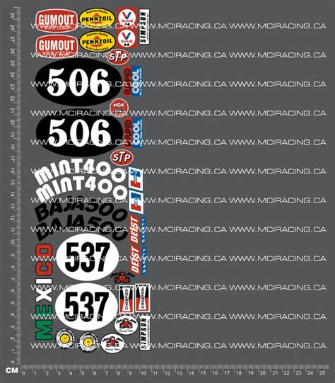 110th Tam 58016 Racing Buggy Sand Scorcher Sheet A Decals