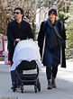 Greta Gerwig and Noah Baumbach are seen out with baby son for first ...