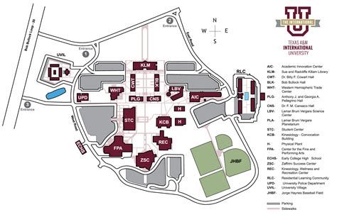 U Of Mich Campus Map Map