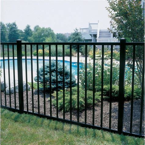 Rust Proof Black Powder Coated Pool Garden Fence China Fencing And