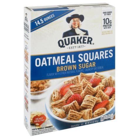 Quaker Oatmeal Squares Brown Sugar