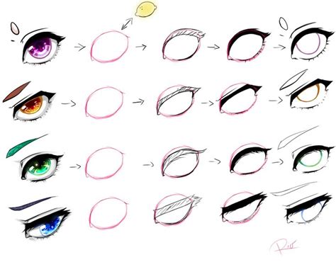 Eyetutorial2 By Jennatenshi On Deviantart Anime Drawings Tutorials