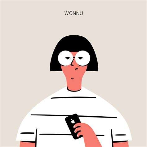 Simple Animation Illust And Character On Behance Character Design